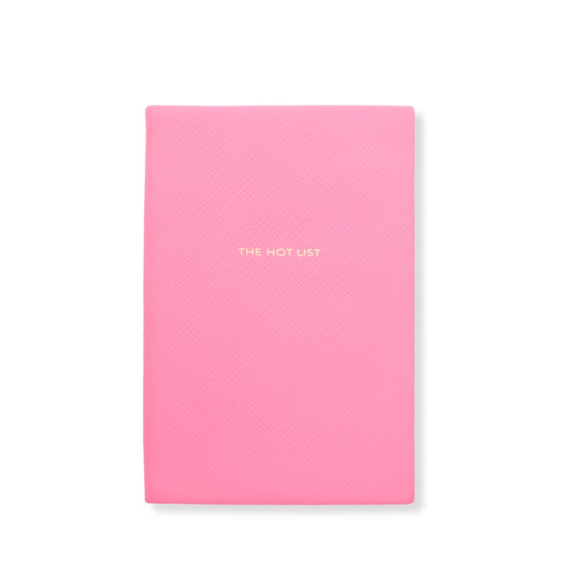 Smythson x Hunza G 'The Hot List' Chelsea Notebook in Panama